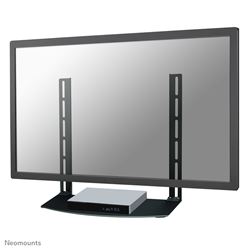 La tablette Neomounts by Newstar, modèle NS-SHELF100 est idéale pour l'installation d'équipement audiovisuel sous écrans plats utilisant la norme VESA 100x100 à 400x300 mm.